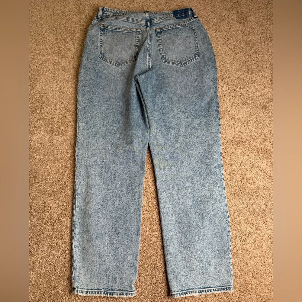 Abercrombie & Fitch The Dad High Rise Jeans Size 31 / 12 Curve Love - Picture 3 of 3
